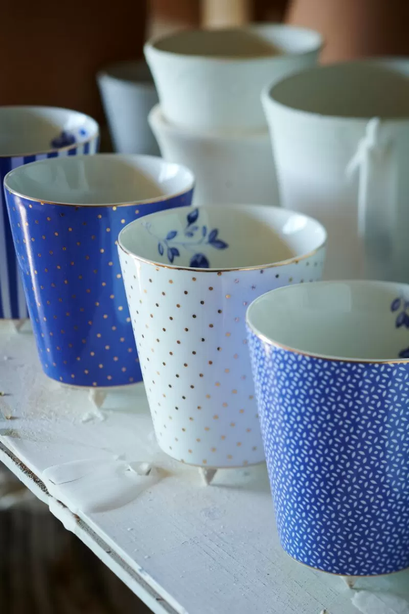 Pip Studio Tazza Elegante con Righe Regali e Motivi Puntinati - Offerta Speciale Modello S Weis