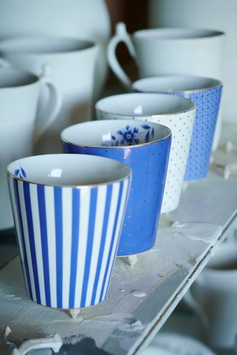 Pip Studio Tazza Elegante con Righe Regali e Motivi Puntinati - Offerta Speciale Modello S Weis
