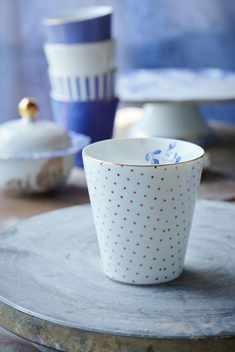 Pip Studio Tazza Elegante con Righe Regali e Motivi Puntinati - Offerta Speciale Modello S Weis