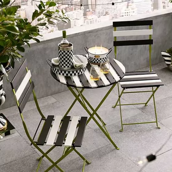 Candela Luminosa alla Citronella - Design Esclusivo Grande con Protezione Naturale | Collezione Pregiata MacKenzie-Childs