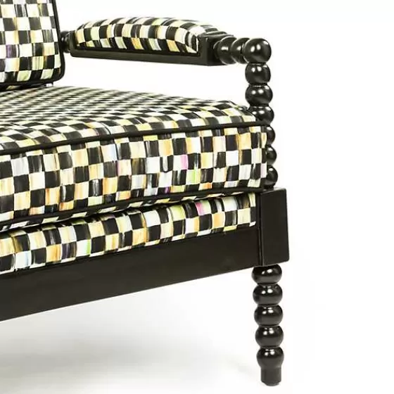 Divano da Esterno con Design a Colonnine MacKenzie-Childs - Prezzo Imperdibile per Giardino e Terrazzo