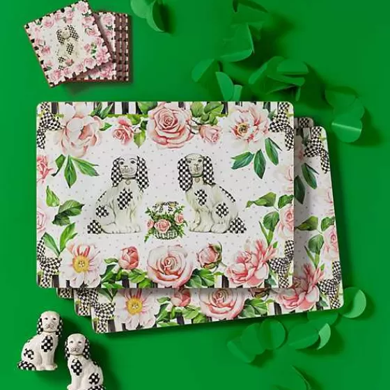 MacKenzie-Childs - Portasale e Pepe Artistici a Forma di Cane - Stile Staffordshire Vintage con Decorazione British