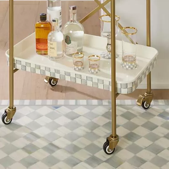 Tappeto Elegante Griglia Sterling 150x90 cm - Design British by MacKenzie-Childs per Interni Chic