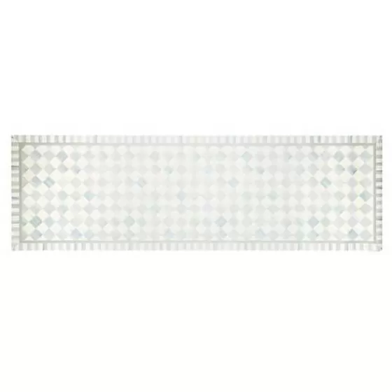 Tappeto da corridoio elegante Sterling Check, 2.6' x 8' - Sconti straordinari su MacKenzie-Childs