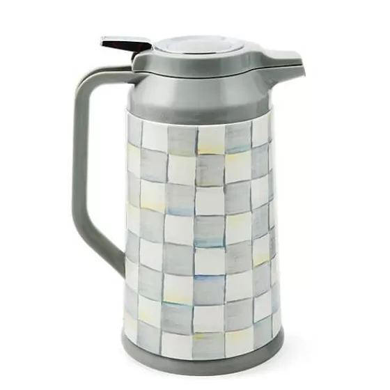 Caraffa da caffè in metallo pregiato con motivo decorativo - Collezione esclusiva MacKenzie-Childs