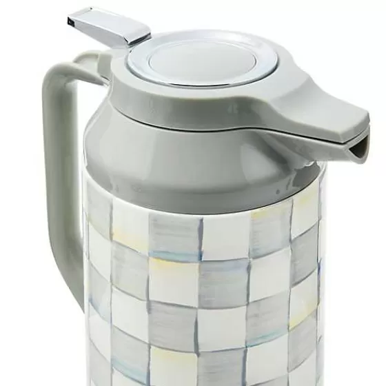 Caraffa da caffè in metallo pregiato con motivo decorativo - Collezione esclusiva MacKenzie-Childs