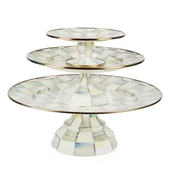 Vassoio Elegante con Base Decorativa - Design Esclusivo Mackenzie-Childs | Edizione Limitata in Promozione