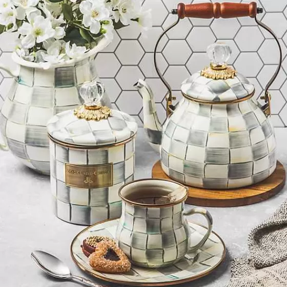 Tazza in Ceramica Quadretti Elegante - Collezione Esclusiva MacKenzie-Childs