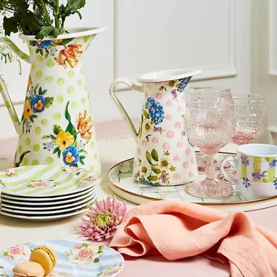 Vassoio Elegante Sterling Check - Edizione Esclusiva MacKenzie-Childs | Offerta Lampo per Collezionisti