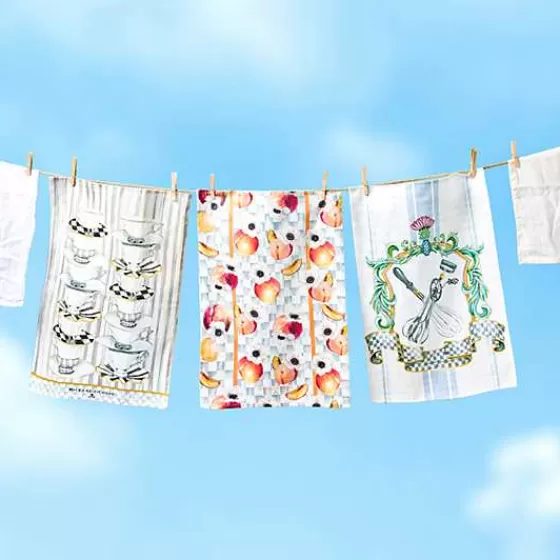 Tovagliette da Tè MacKenzie-Childs - Set Artigianale con Motivi Floreali per Tavola Elegante, Collezione Esclusiva Casa e Cucina