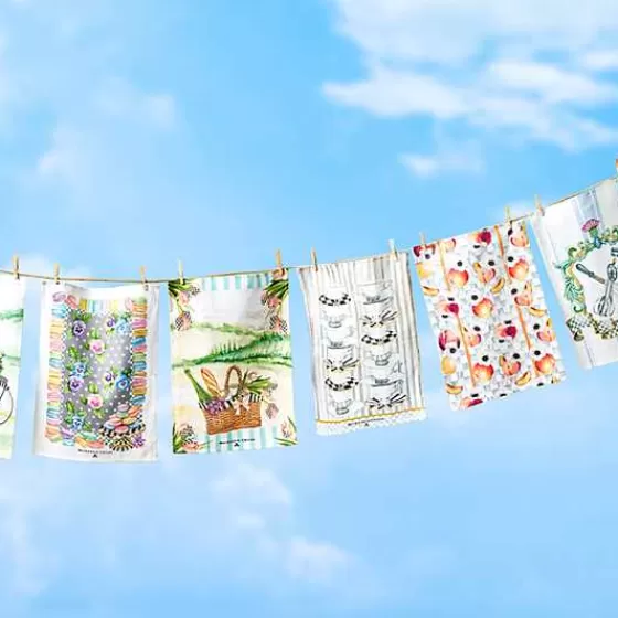 Tovagliette da Tè MacKenzie-Childs - Set Artigianale con Motivi Floreali per Tavola Elegante, Collezione Esclusiva Casa e Cucina
