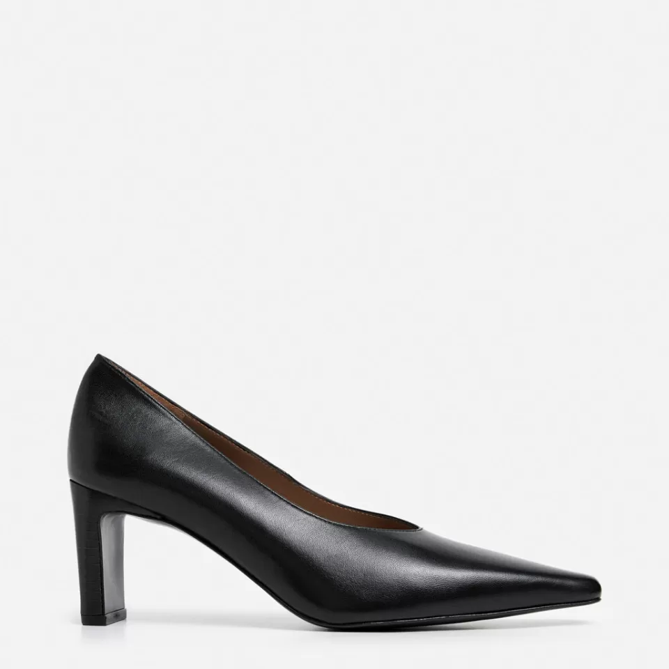 Flattered Design Esclusivo - Scarpe con Fibbia a Catena in Pellame Morbido Stile Contemporaneo
