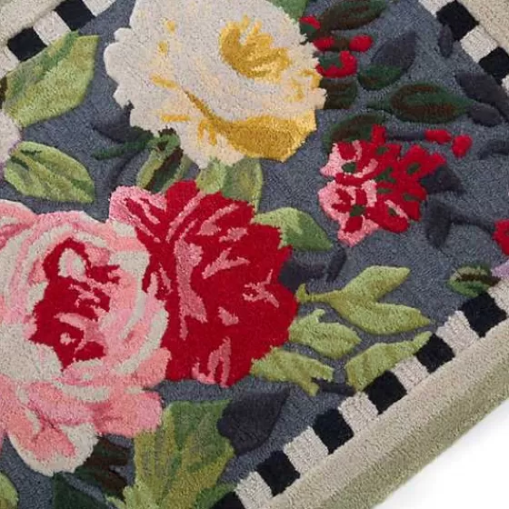 Tappeto Elegante Rosa Tudor 70x115cm - Design British Esclusivo Collezione MacKenzie-Childs