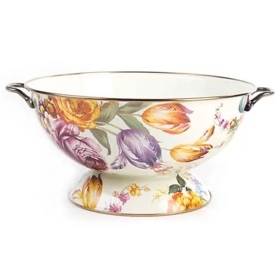 MacKenzie-Childs White Flower Market - Ciotola Completa in Promozione Esclusiva