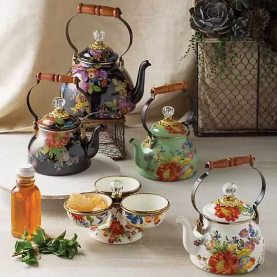 Biancofiore: Triplice Collezione Mackenzie-Childs - Eccellenza Floreale Artigianale