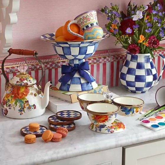 Biancofiore: Triplice Collezione Mackenzie-Childs - Eccellenza Floreale Artigianale